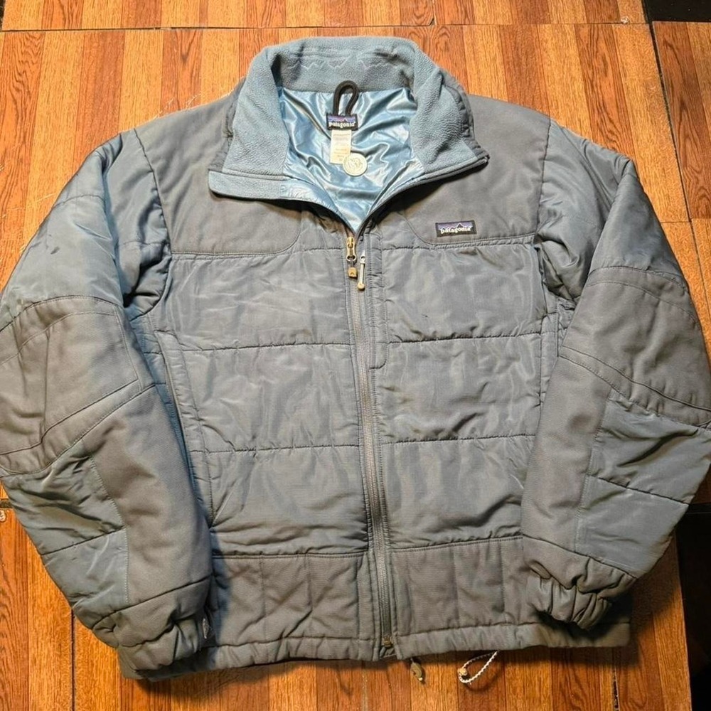 Patagonia Blue Vtg 90's Rare Rubicon Rider Insulated Jacket Medium